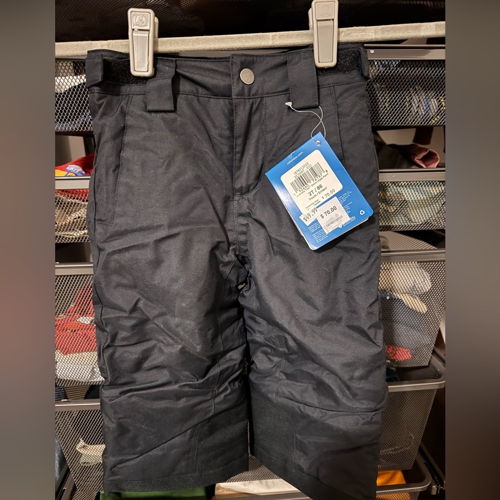 Columbia black kids Snow Pants - size 2T